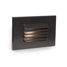 WAC Lighting 4051-30BZ - LED Low Voltage Horizontal Louvered Step and Wall Light