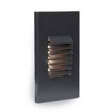 WAC Lighting 4061-30BK - LED Low Voltage Vertical Louvered Step and Wall Light
