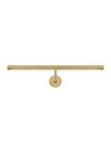 VC Modern TECH Lighting 700PLUF12NB-LED927 - Modern Plural Faceted Dimmable LED 12 Picture Light in a Natural Brass/Gold Colored Finish