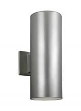 Studio Co. VC 8413897S-753 - Outdoor Cylinders transitional 2-light integrated LED outdoor exterior small wall lantern sconce in